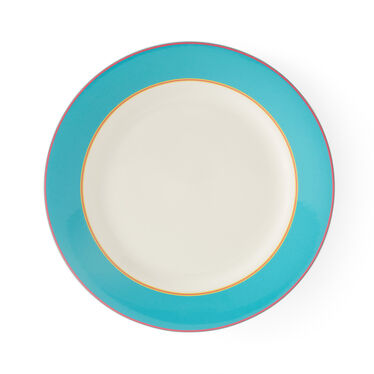 Kit Kemp Calypso Turquiose Dinner Plate